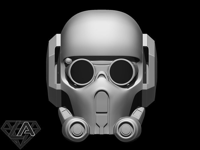 Star Wars Clone Force 99 Bad Batch Crosshair helmet 3D print model