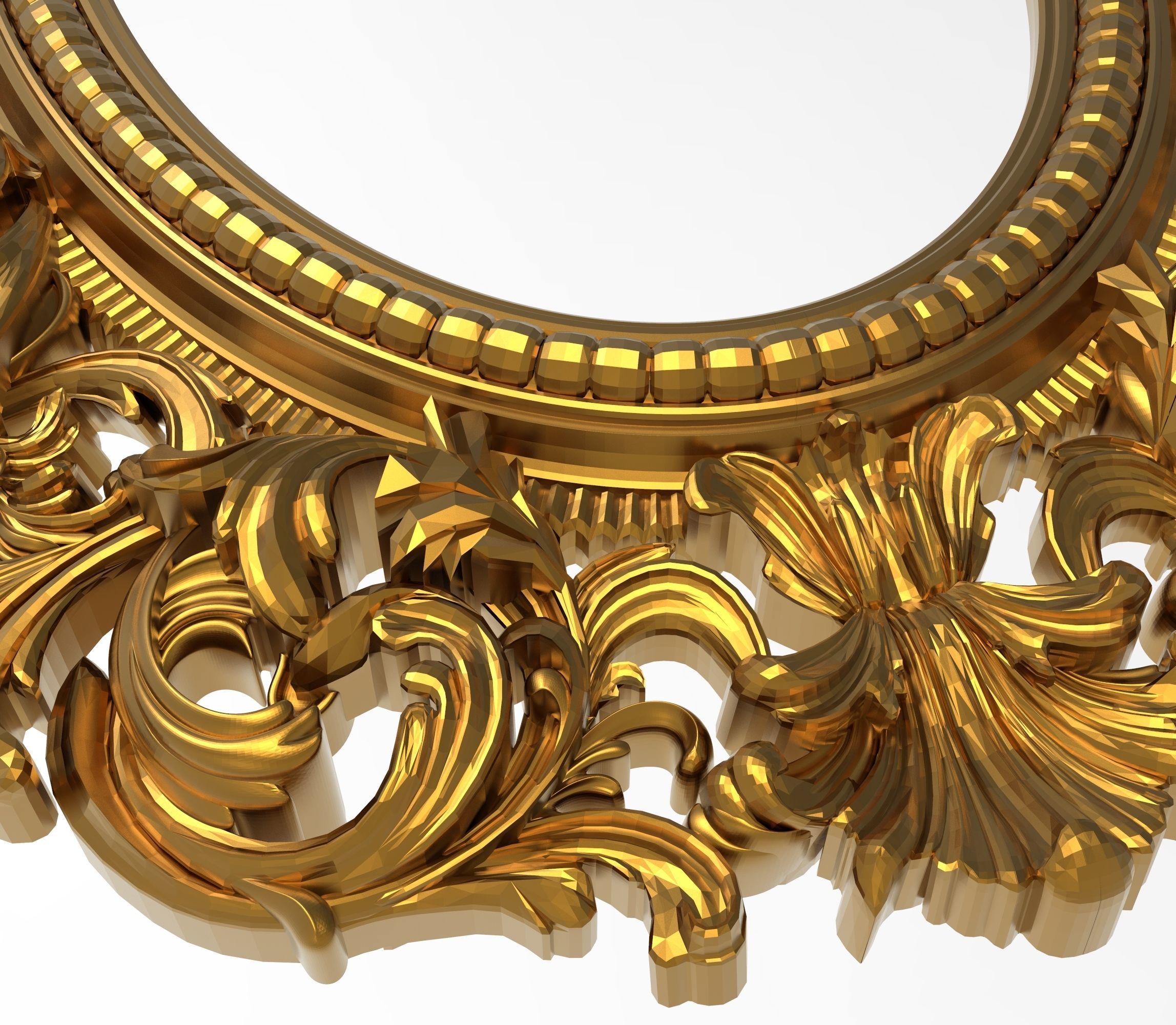 Carved Picture Frame 3D model_4