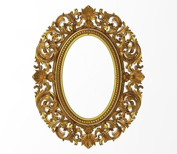 Carved Picture Frame 3D model