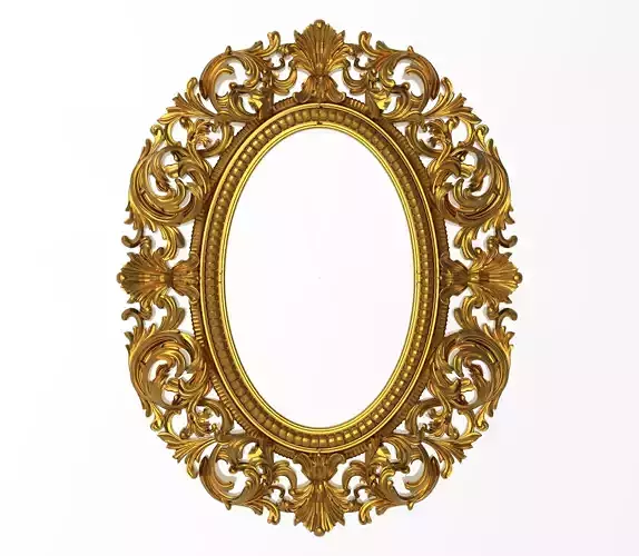 Carved Picture Frame 3D model