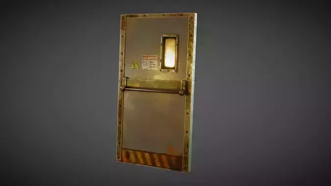 Industrial Metal Door