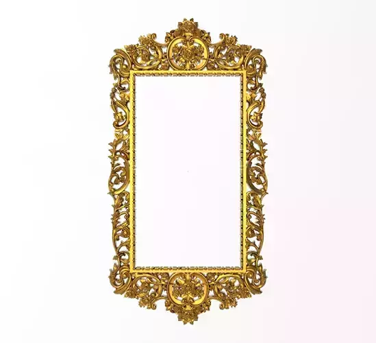 Carved Picture Frame 3D model