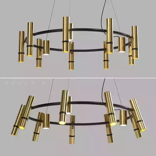 Lampatron React R 12 lamps 3D model Lampatron React R 12 lamps 3D model
