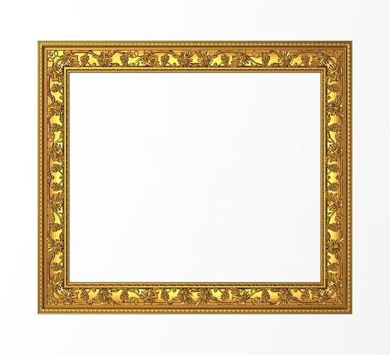 Carved Picture Frame 3D model