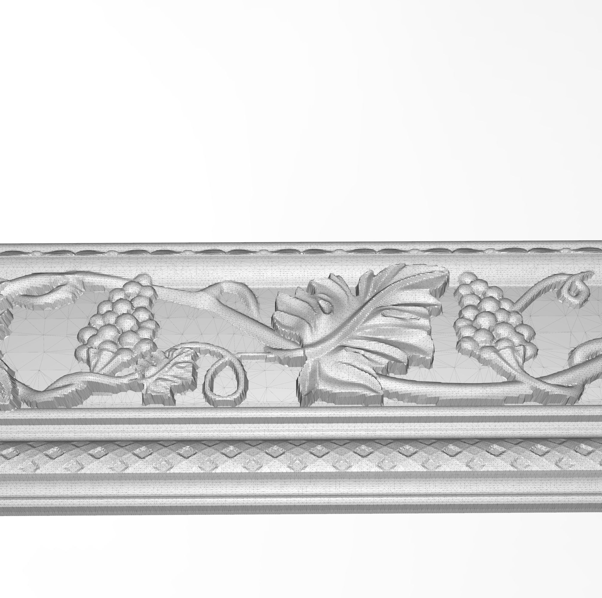 Carved Picture Frame 3D model_6