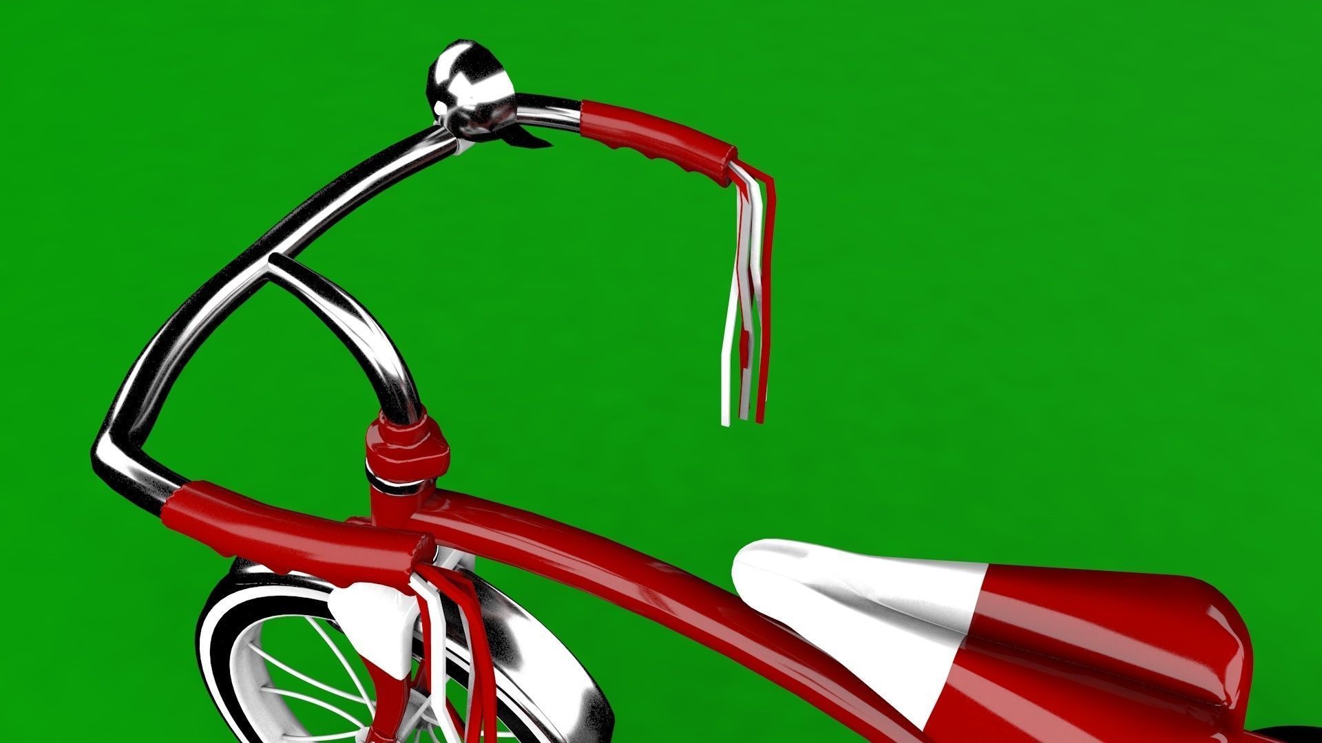 Kids Tricycle 3D model_3