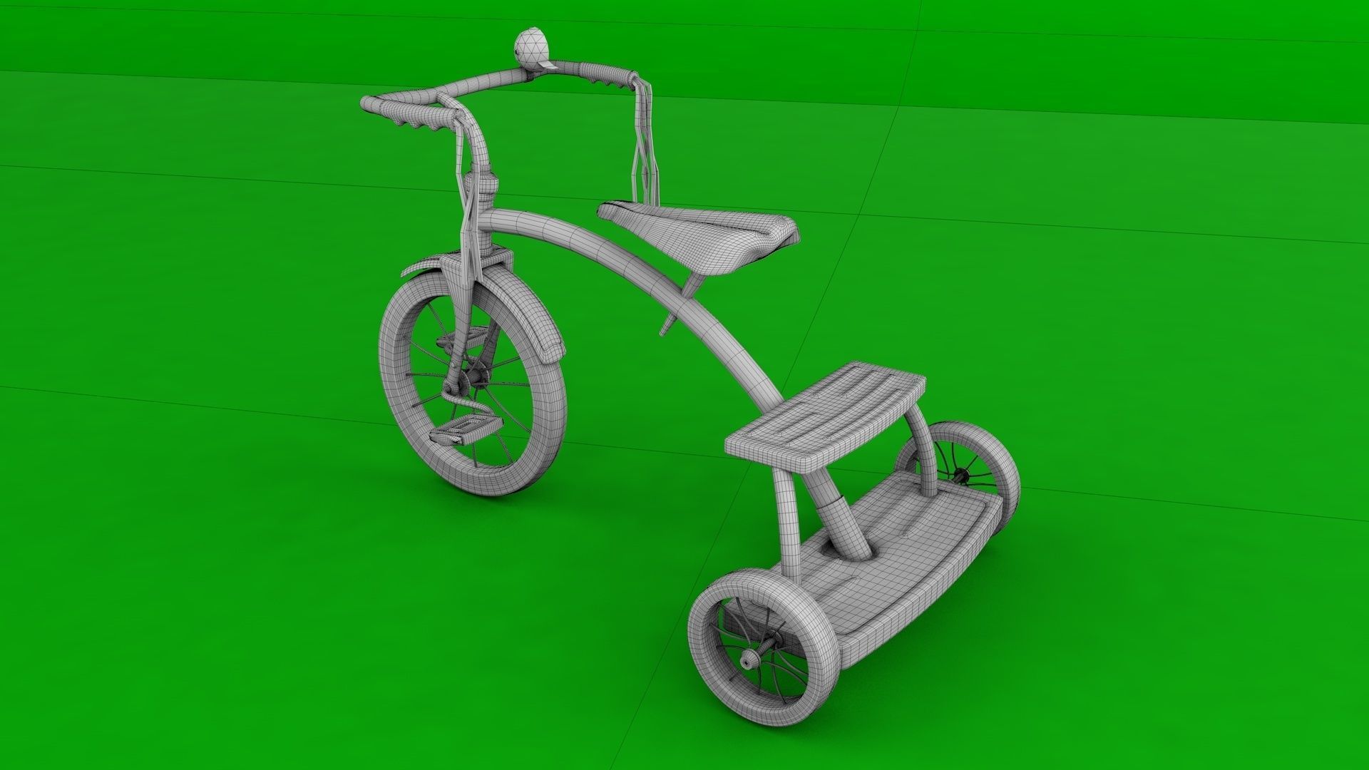 Kids Tricycle 3D model_7