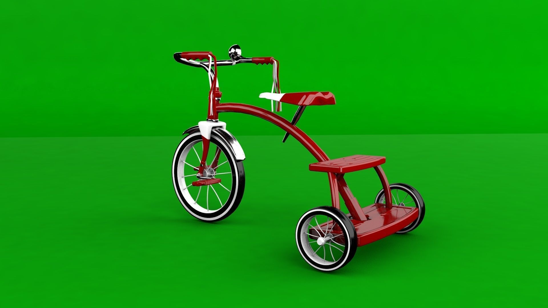 Kids Tricycle 3D model_1