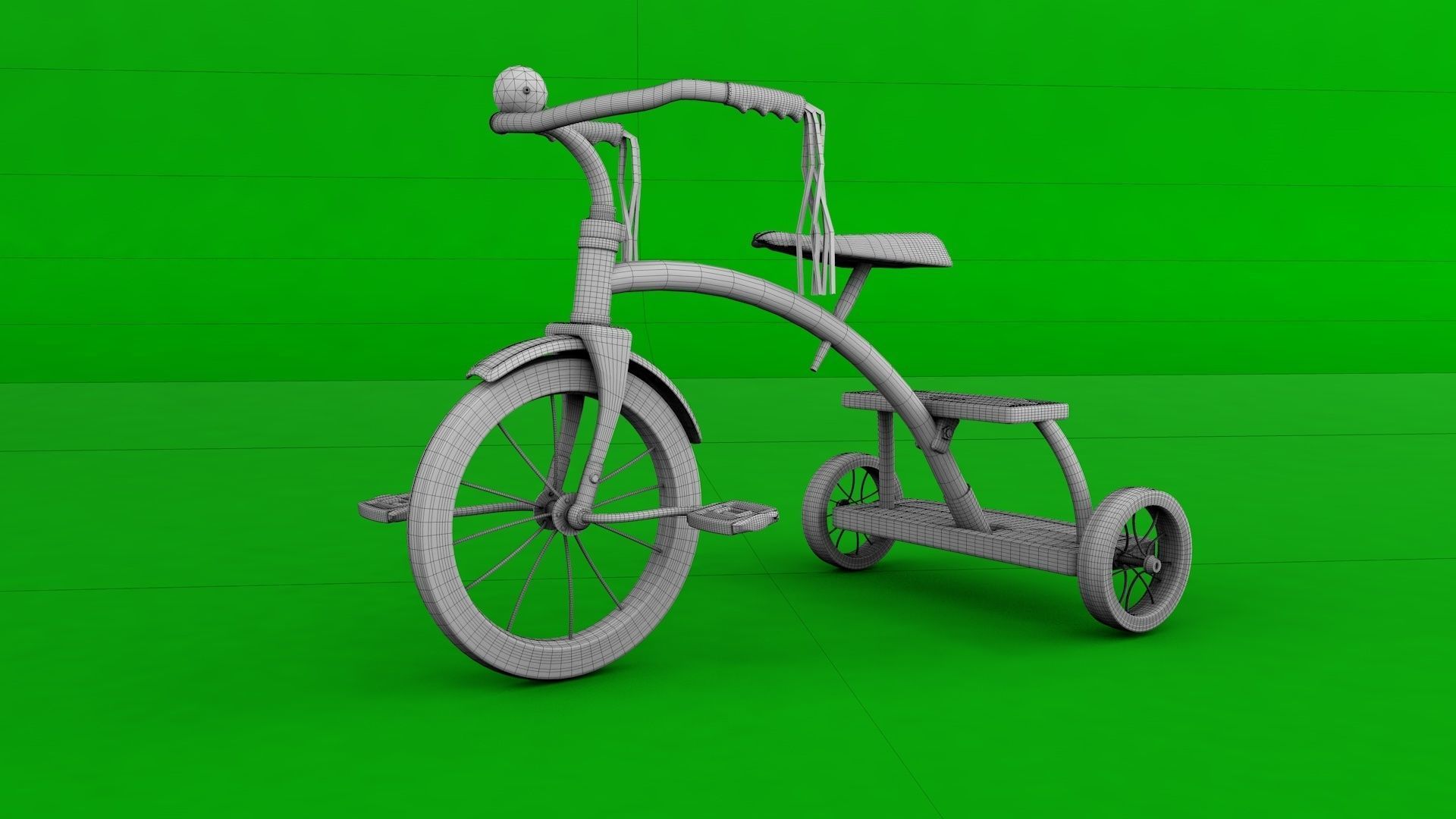 Kids Tricycle 3D model_6