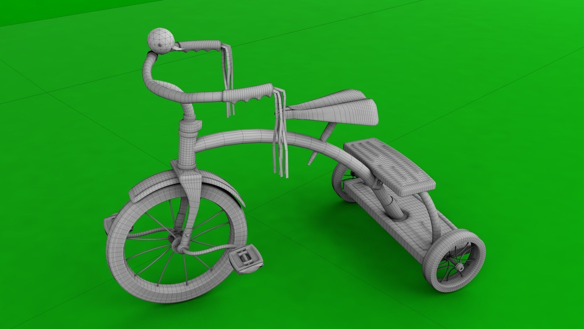 Kids Tricycle 3D model_8