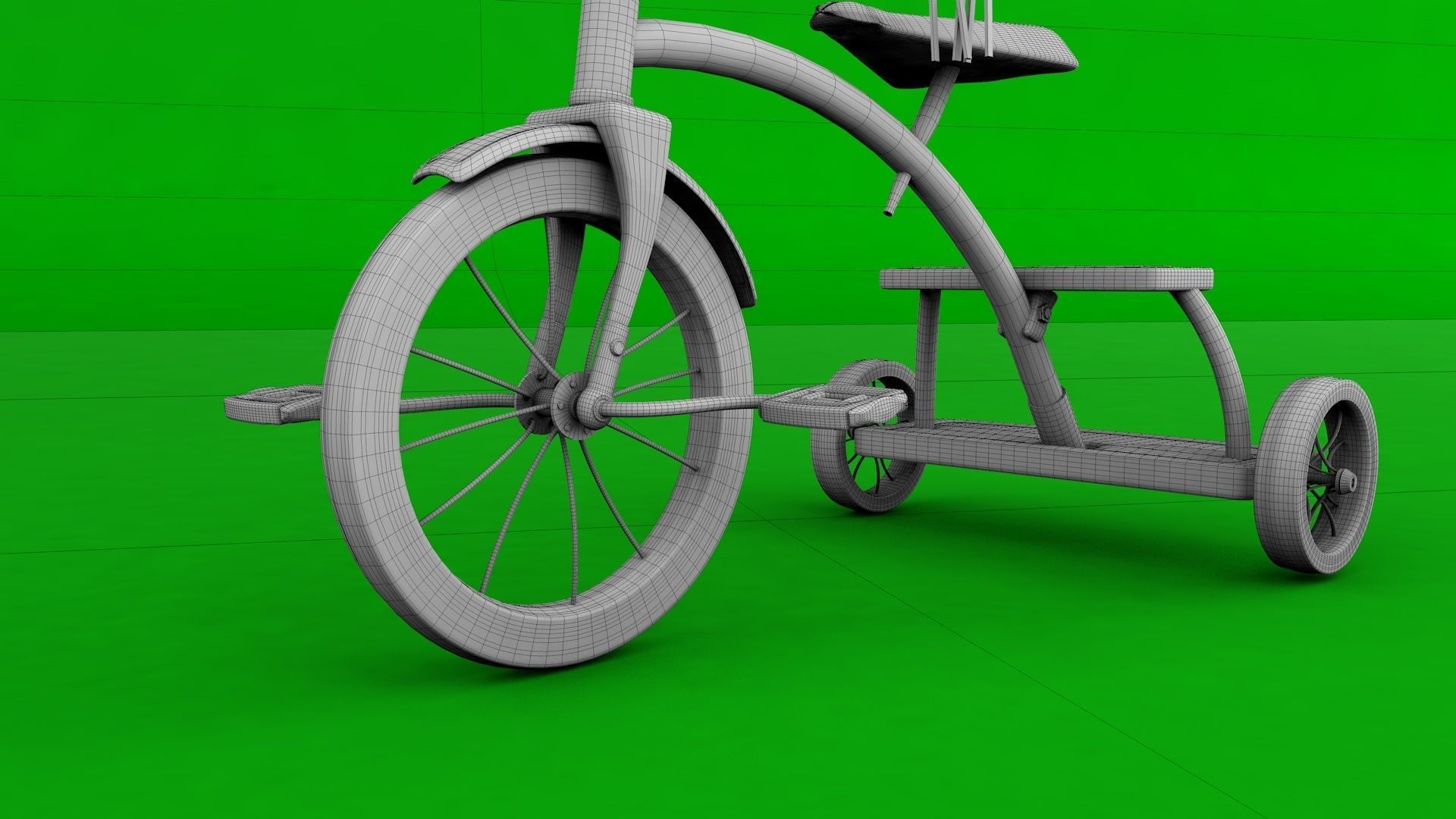 Kids Tricycle 3D model_5