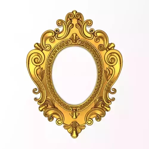 Carved Picture Frame 3D model