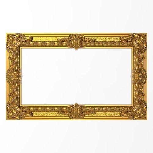 Carved Picture Frame 3D model