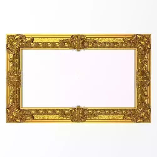 Carved Picture Frame 3D model