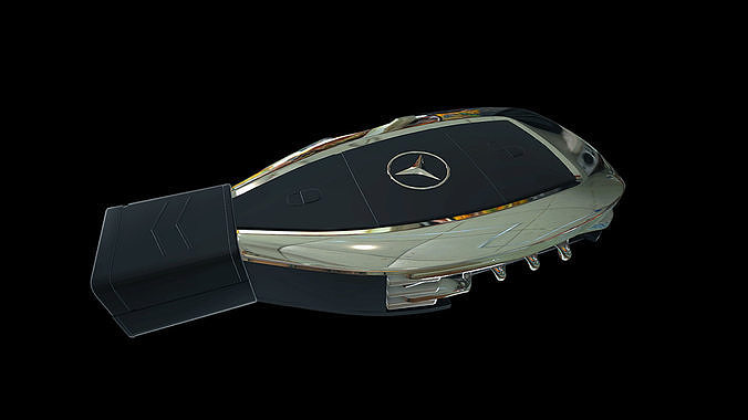 Mercedes keyring 3D model 3D model