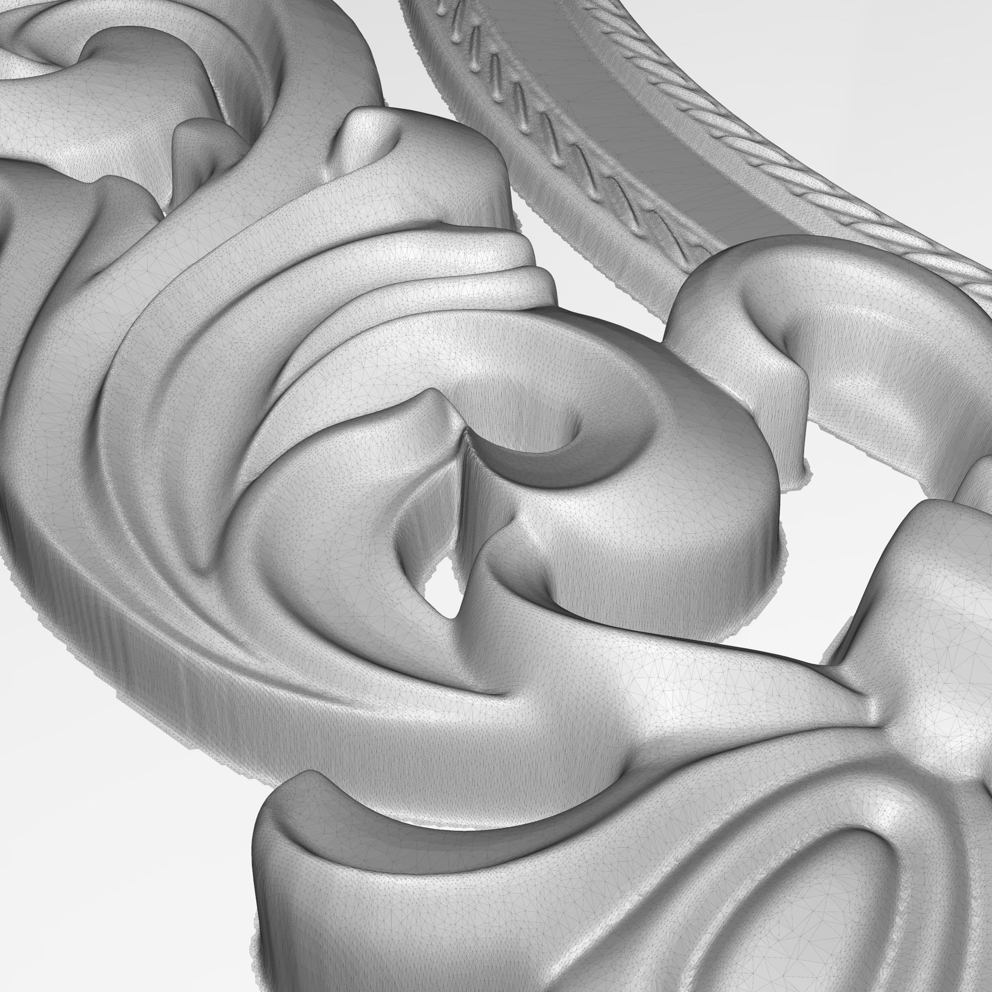 Carved Picture Frame 3D model_6