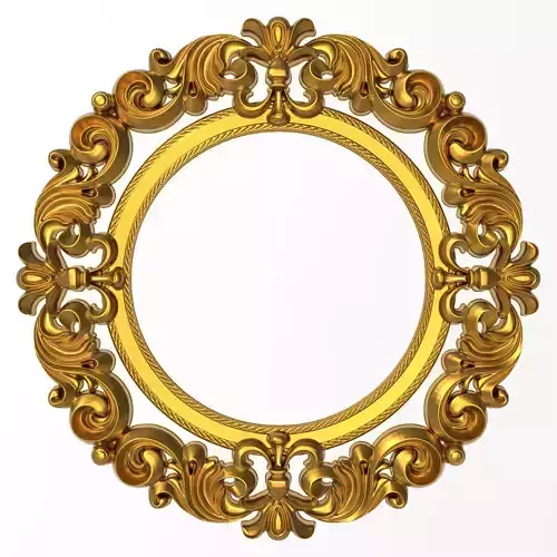 Carved Picture Frame 3D model