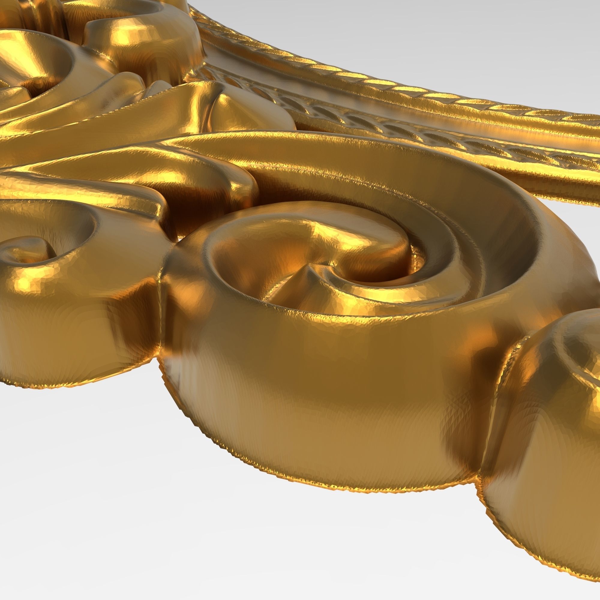 Carved Picture Frame 3D model_5