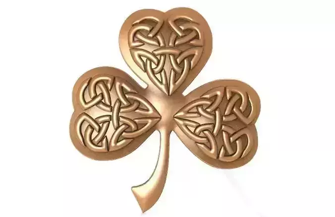 Celtic clover ornament CNC