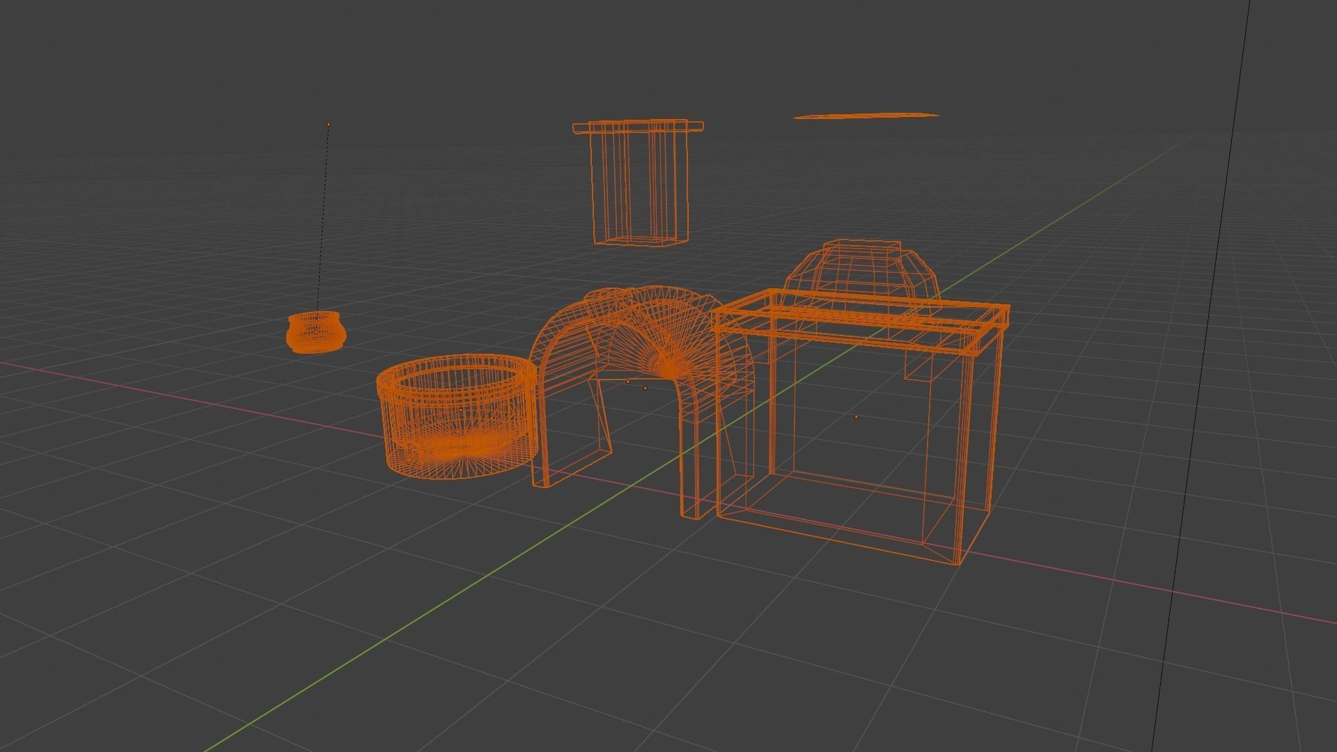 Low Poly Forge Smelter Free low-poly 3D model_5