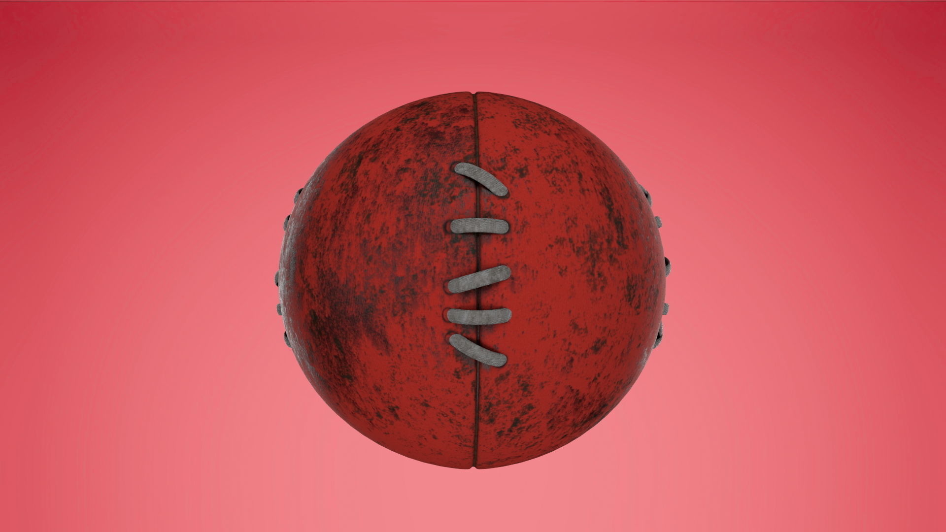 Ball Old  Low-poly 3D model_2