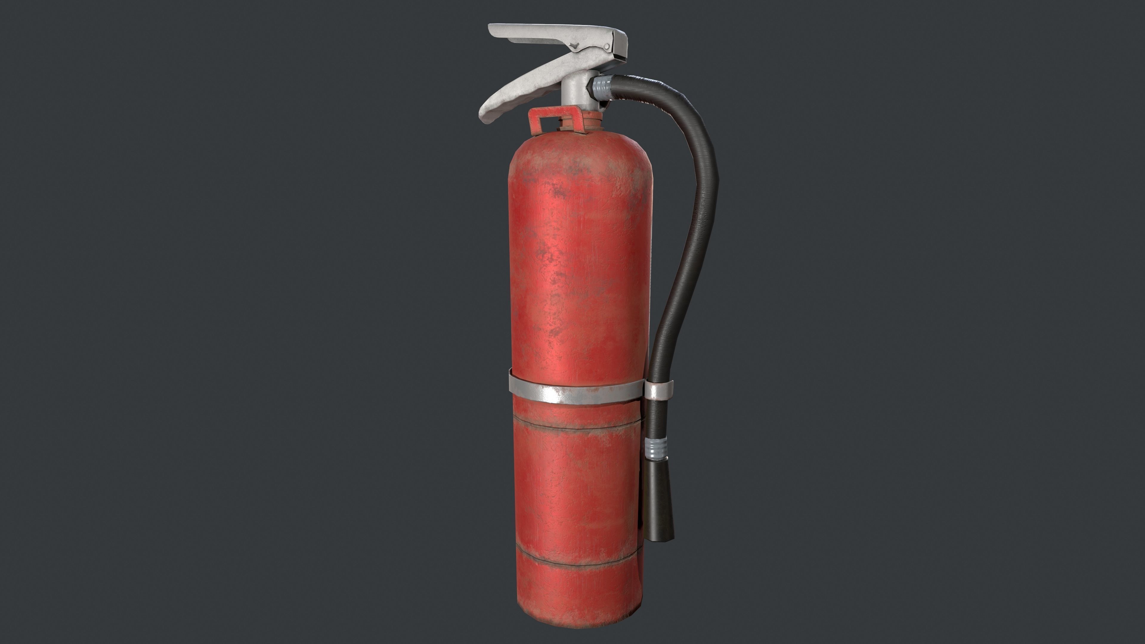 Fire Extinguisher Low-poly 3D model_3