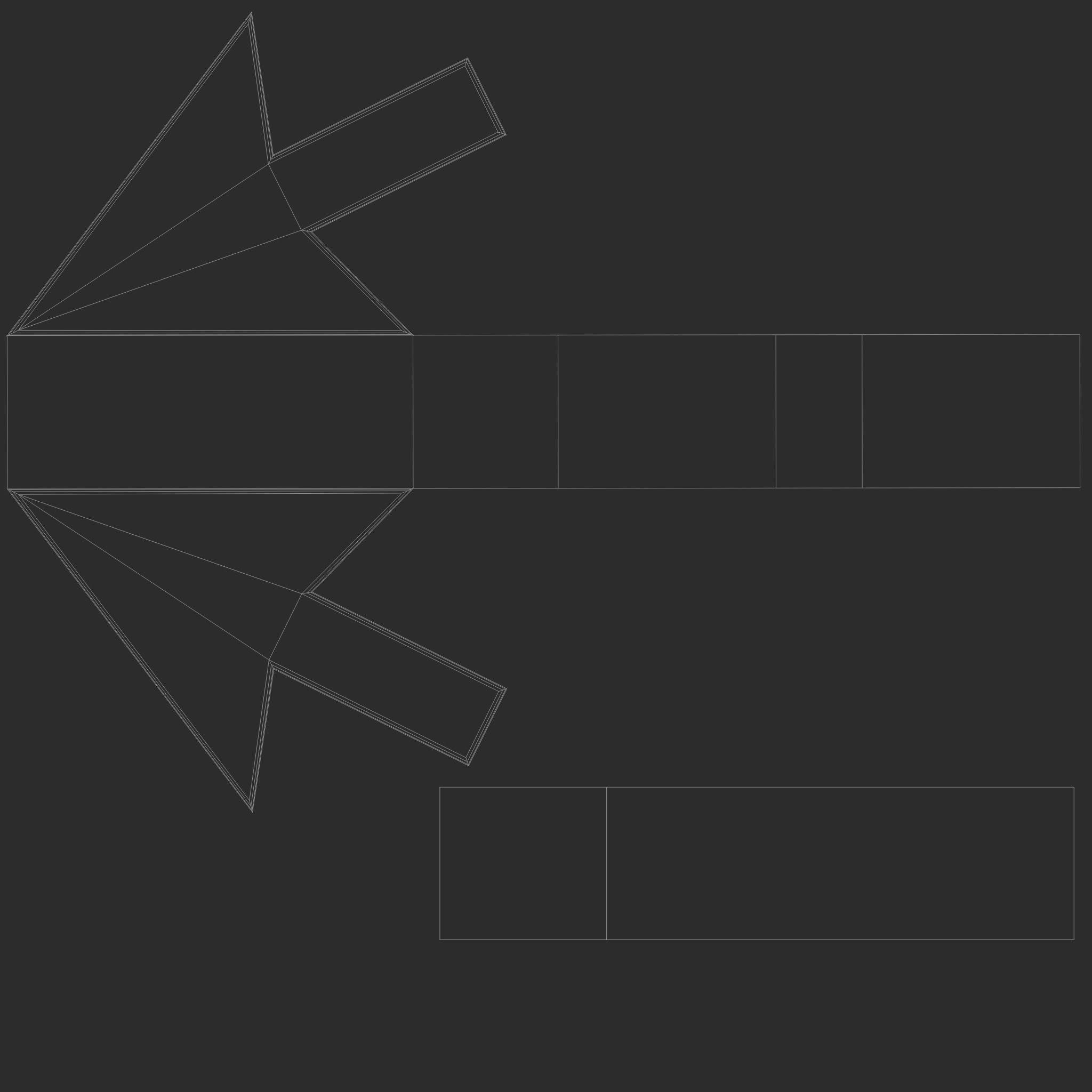 Cursor arrow Low-poly 3D model_3