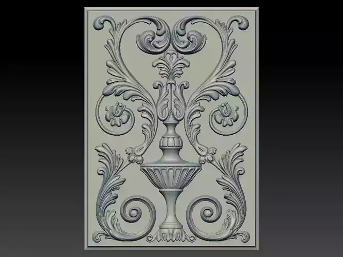 3D FLORAL DESIGN 3D model