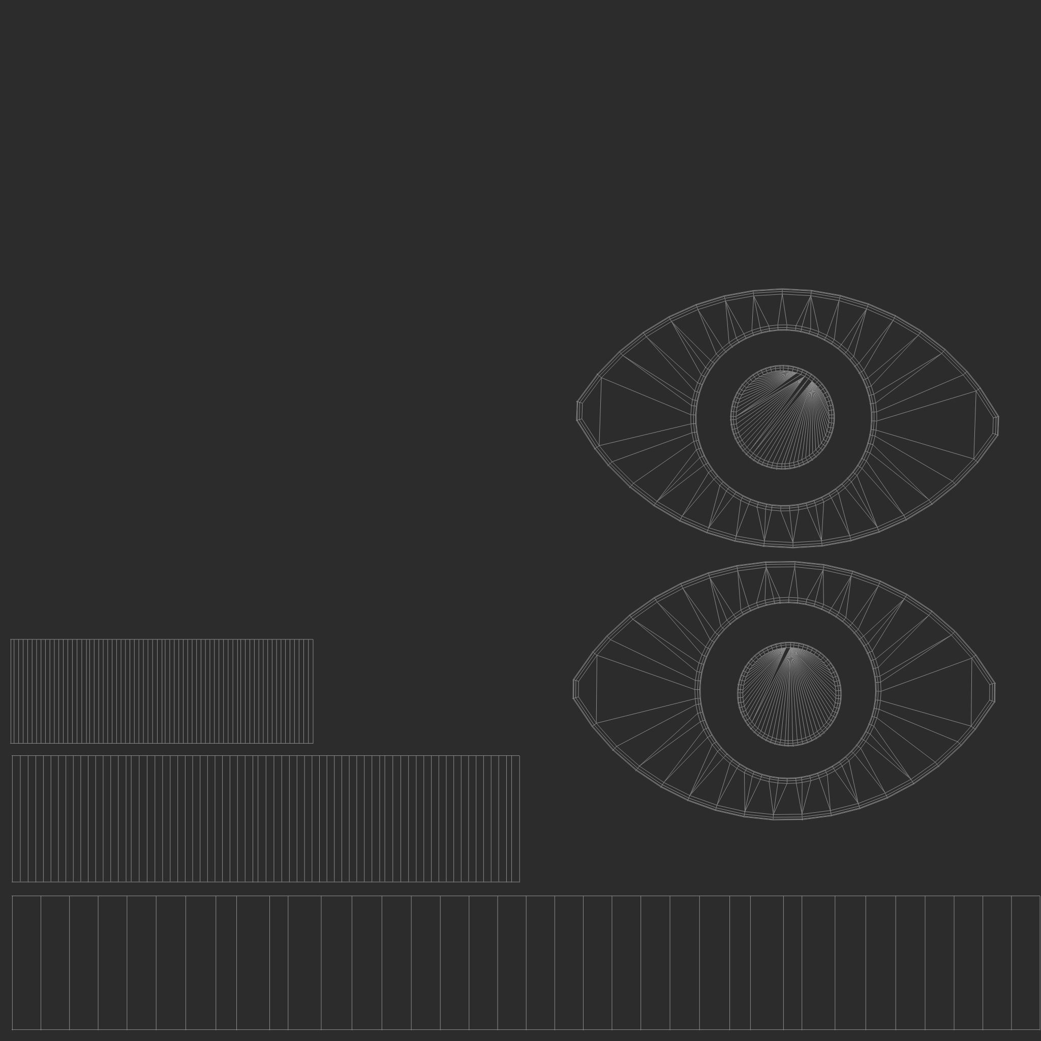 View circle Low-poly 3D model_3