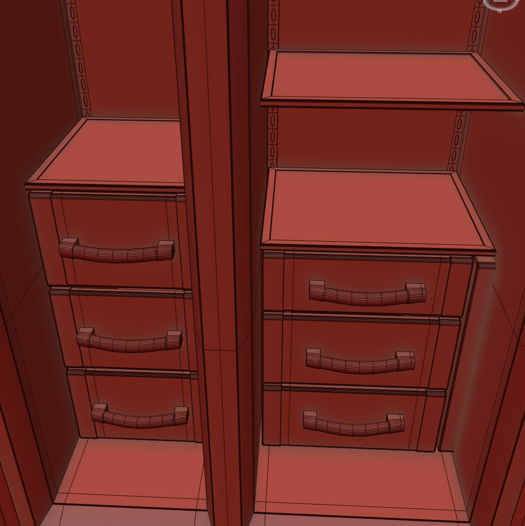 SUBZERO BI-36SS Refrigerator- Freezer -With Interior 3D model_17