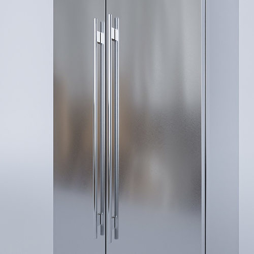 SUBZERO BI-36SS Refrigerator- Freezer -With Interior 3D model 6