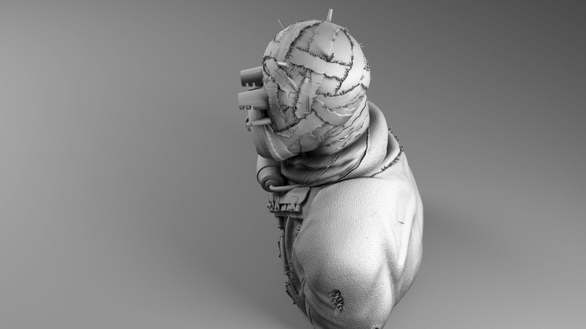 Tusken Raider - Sand People - Star Wars episode IV A new hope 3D print model_10