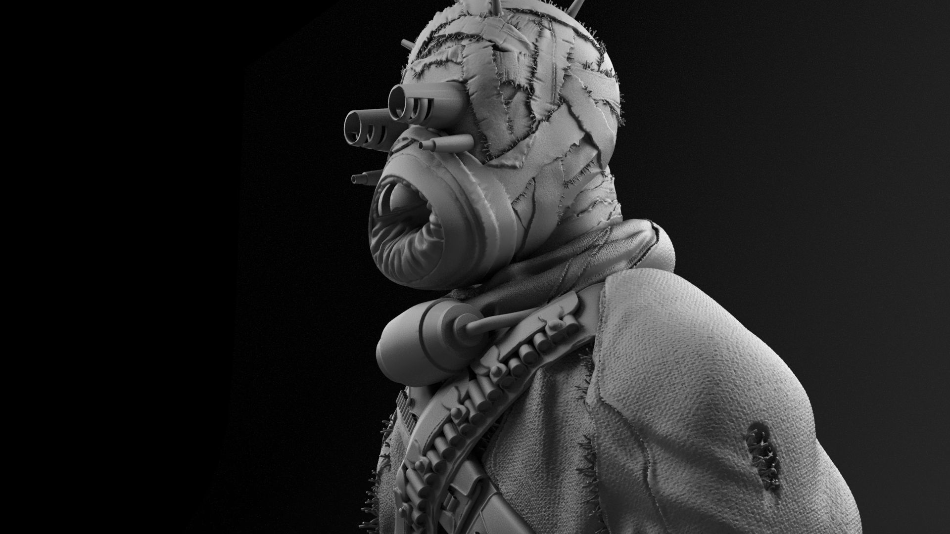 Tusken Raider - Sand People - Star Wars episode IV A new hope 3D print model_13