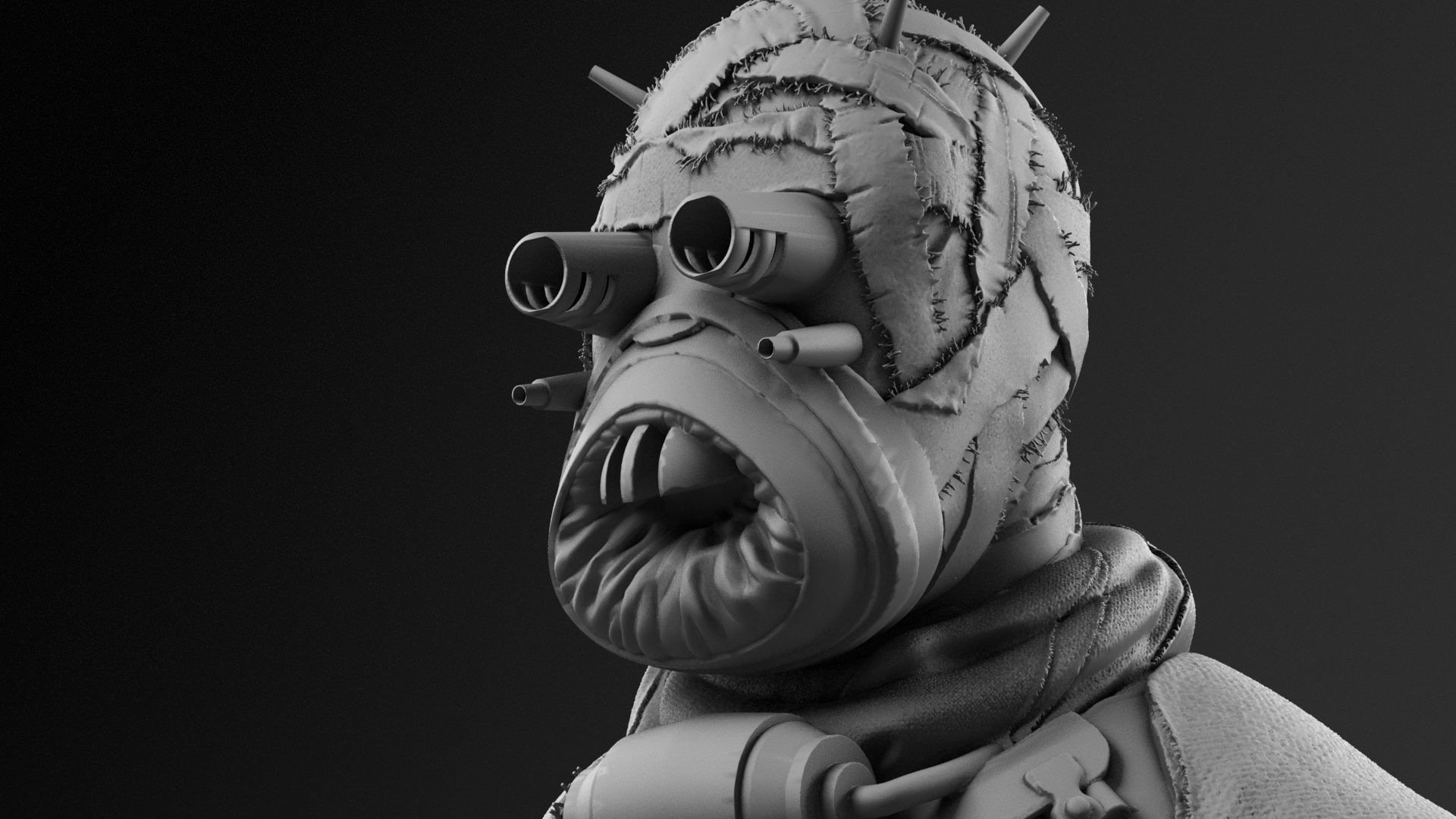 Tusken Raider - Sand People - Star Wars episode IV A new hope 3D print model_19
