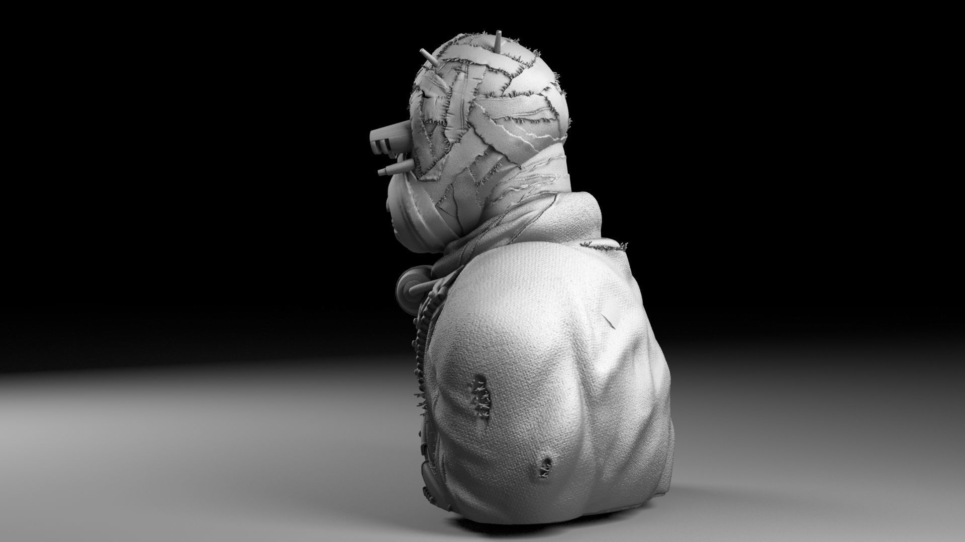 Tusken Raider - Sand People - Star Wars episode IV A new hope 3D print model_4