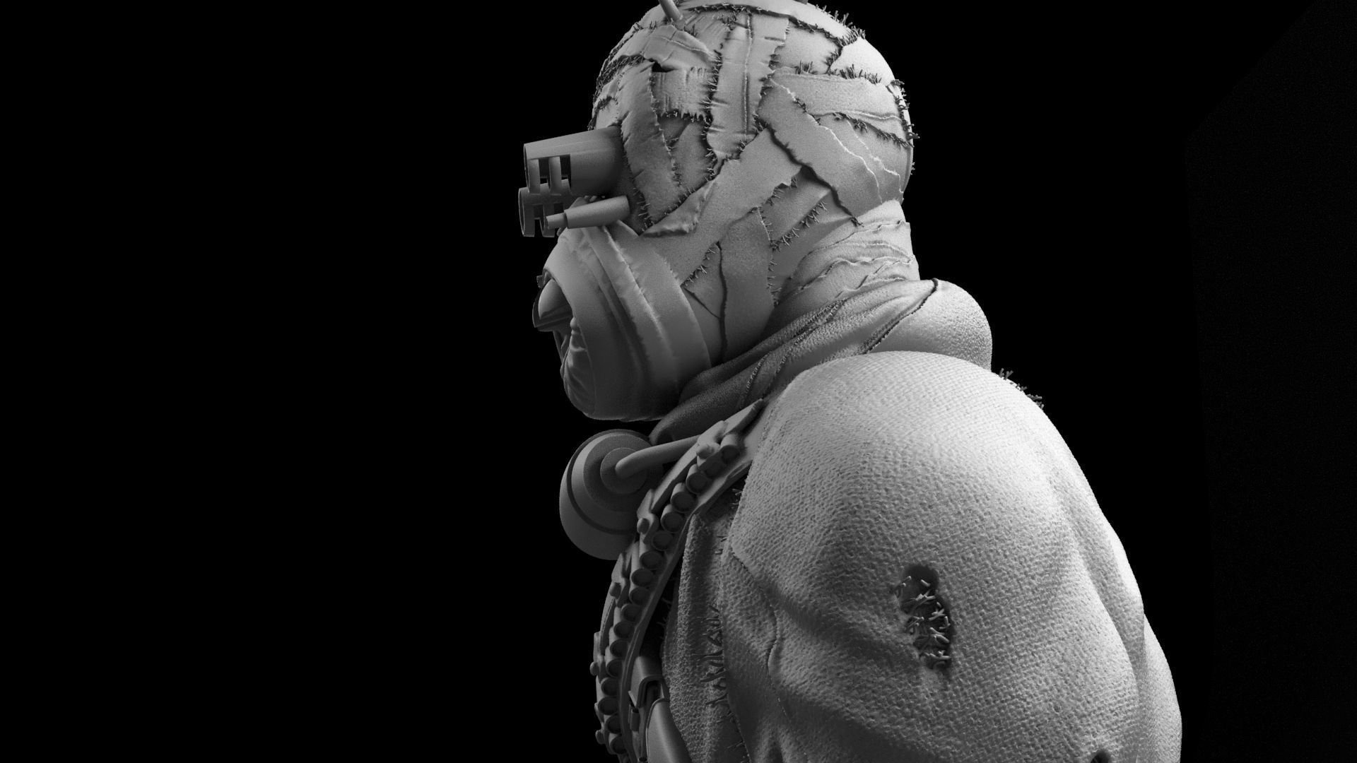 Tusken Raider - Sand People - Star Wars episode IV A new hope 3D print model_12