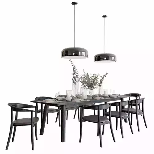 BB Italia Bull Dining Set