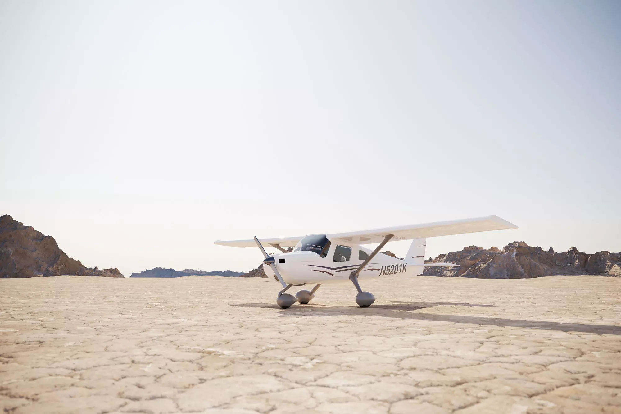 Small classic plane 3D model_0