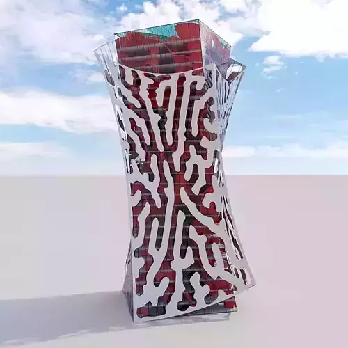 Futuristic building 19 3D model