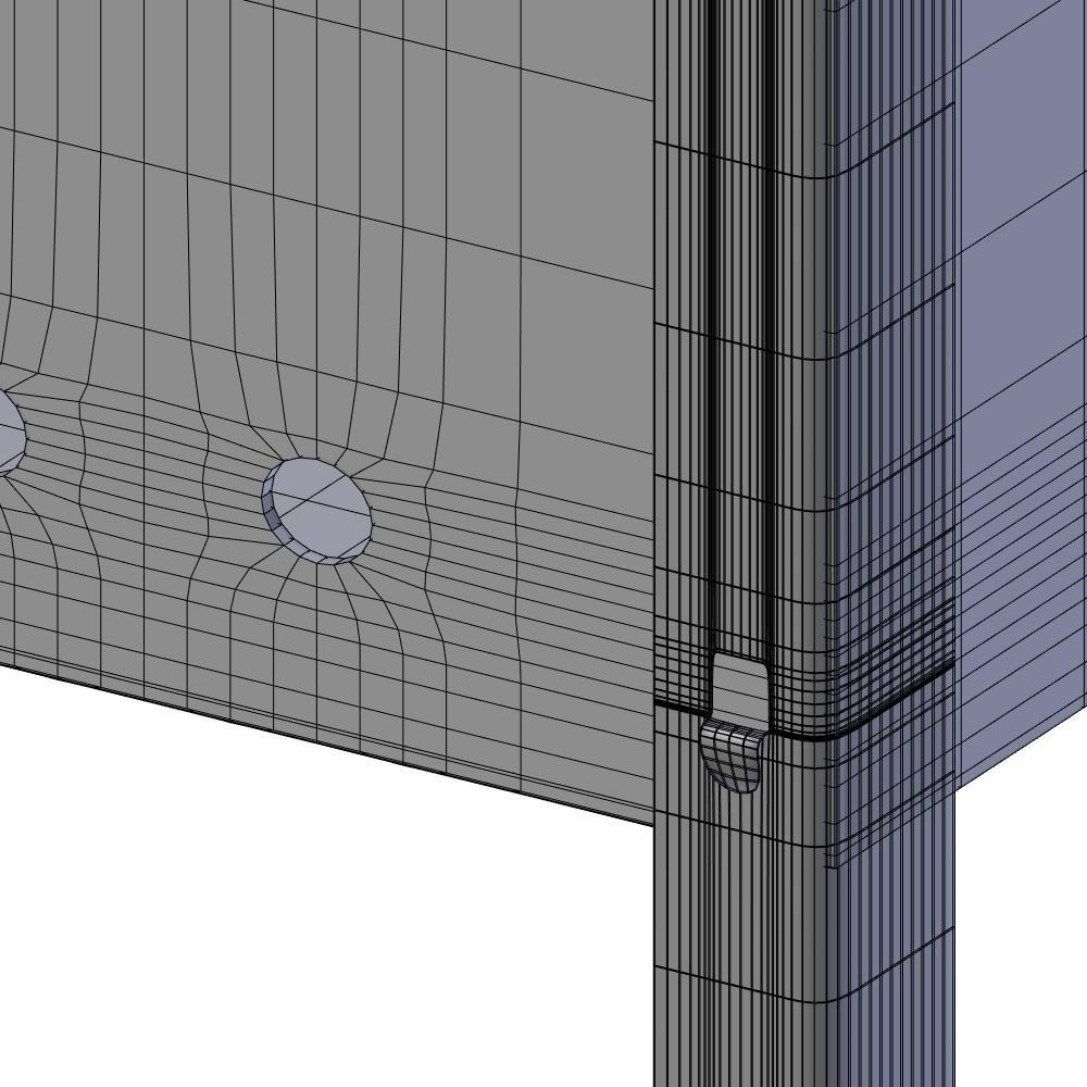 Brazier and skewers 3D model_4