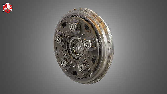 PW GTF Engine Gearbox 3D model