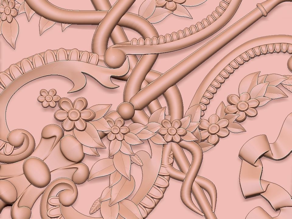 3D FLORAL DESIGN  Free 3D model_29