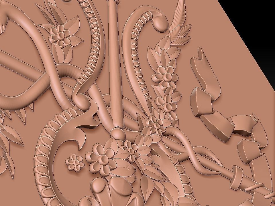 3D FLORAL DESIGN  Free 3D model_4