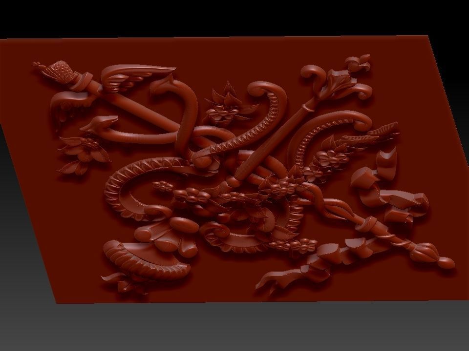 3D FLORAL DESIGN  Free 3D model_26