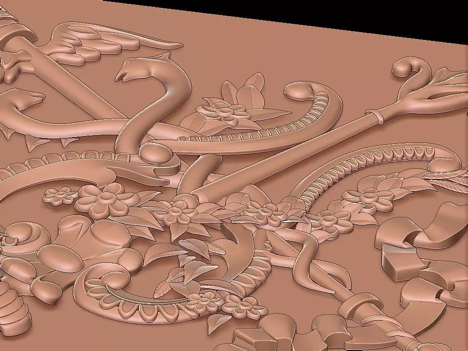 3D FLORAL DESIGN  Free 3D model_0