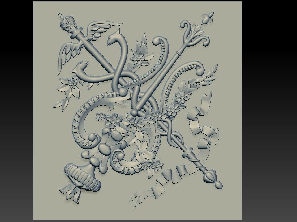 3D FLORAL DESIGN  Free 3D model_10