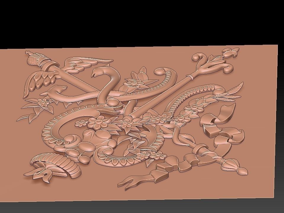 3D FLORAL DESIGN  Free 3D model_8