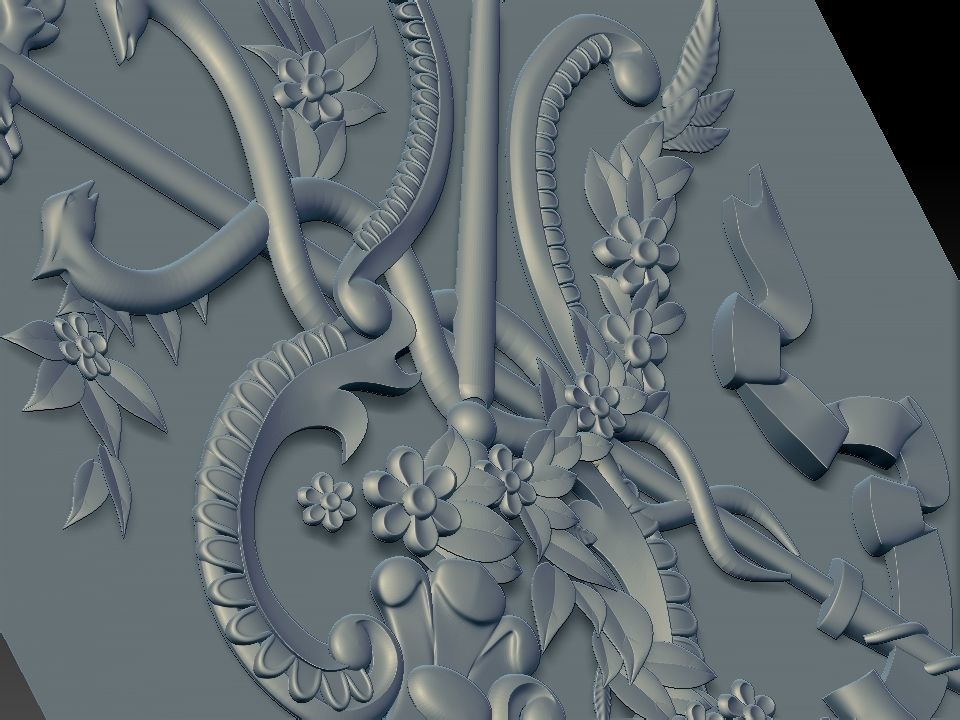 3D FLORAL DESIGN  Free 3D model_20