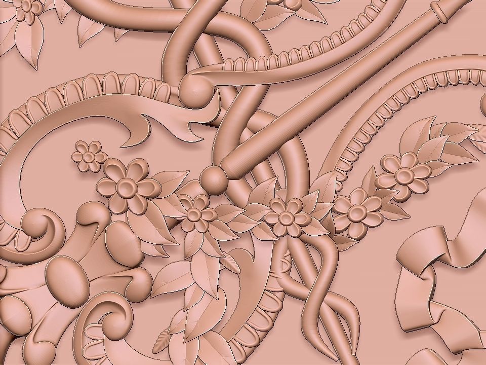 3D FLORAL DESIGN  Free 3D model_28