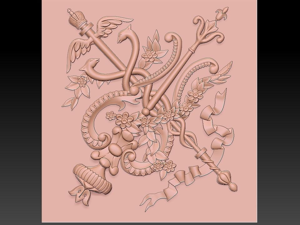 3D FLORAL DESIGN  Free 3D model_7